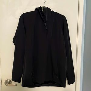 Black Hooded Softshell Jacket